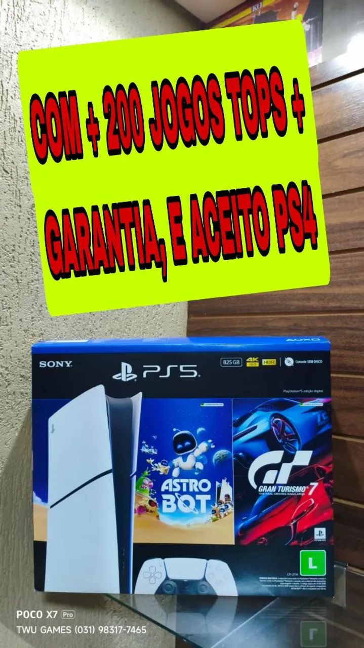 PS5 slim, e avalio trocas 