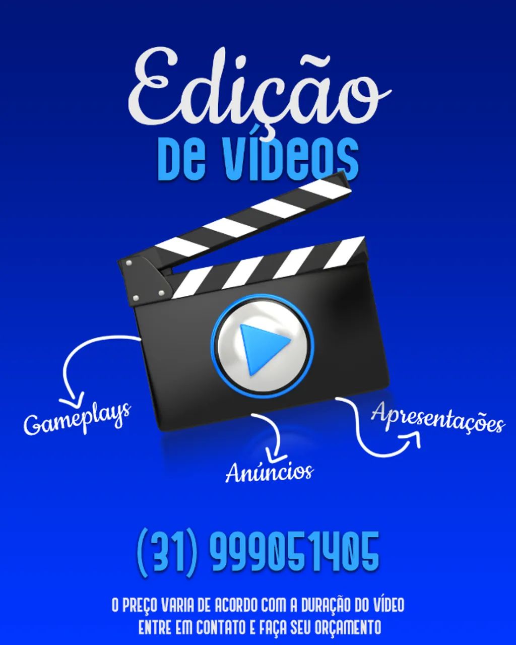 Edição de vídeos e tradução Inglês/Português