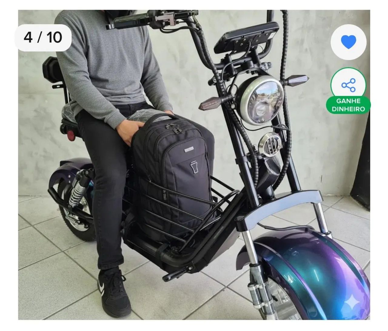 CESTO DE AÇO PARA SCOOTER ACIMA DE 1000 WATTS - Foto 3