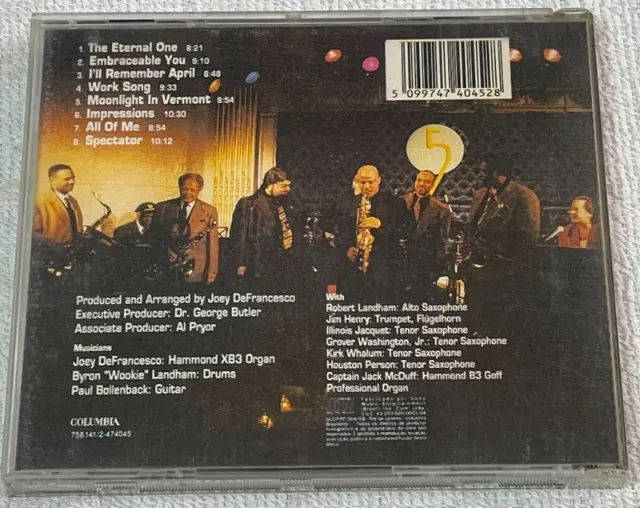 CD Joey DeFrancesco - Live at the five spot - Foto 2