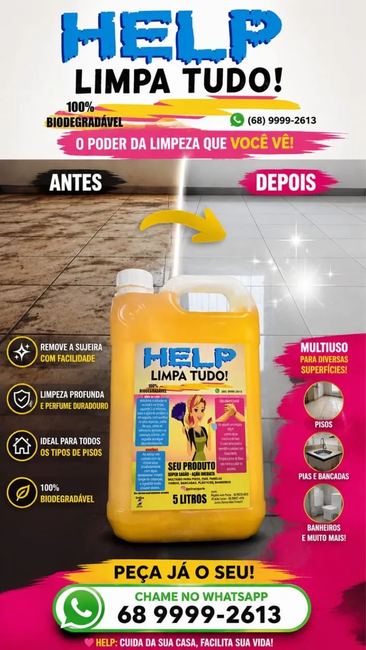 Sabão líquido e barra HELP - Foto 4