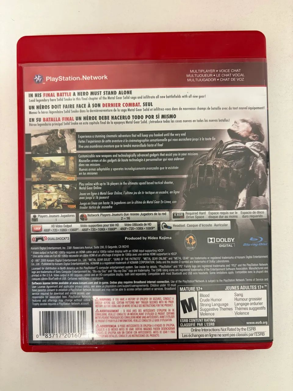Metal Gear Solid 4 - Ps3 - Foto 2