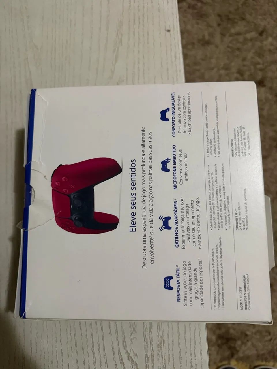 Controle para PS5 vermelho - Foto 2