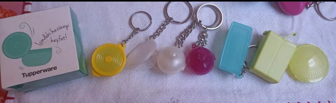 Chaveiros Tupperware 