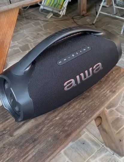 Caixa de som bombox aiwa  - Foto 2