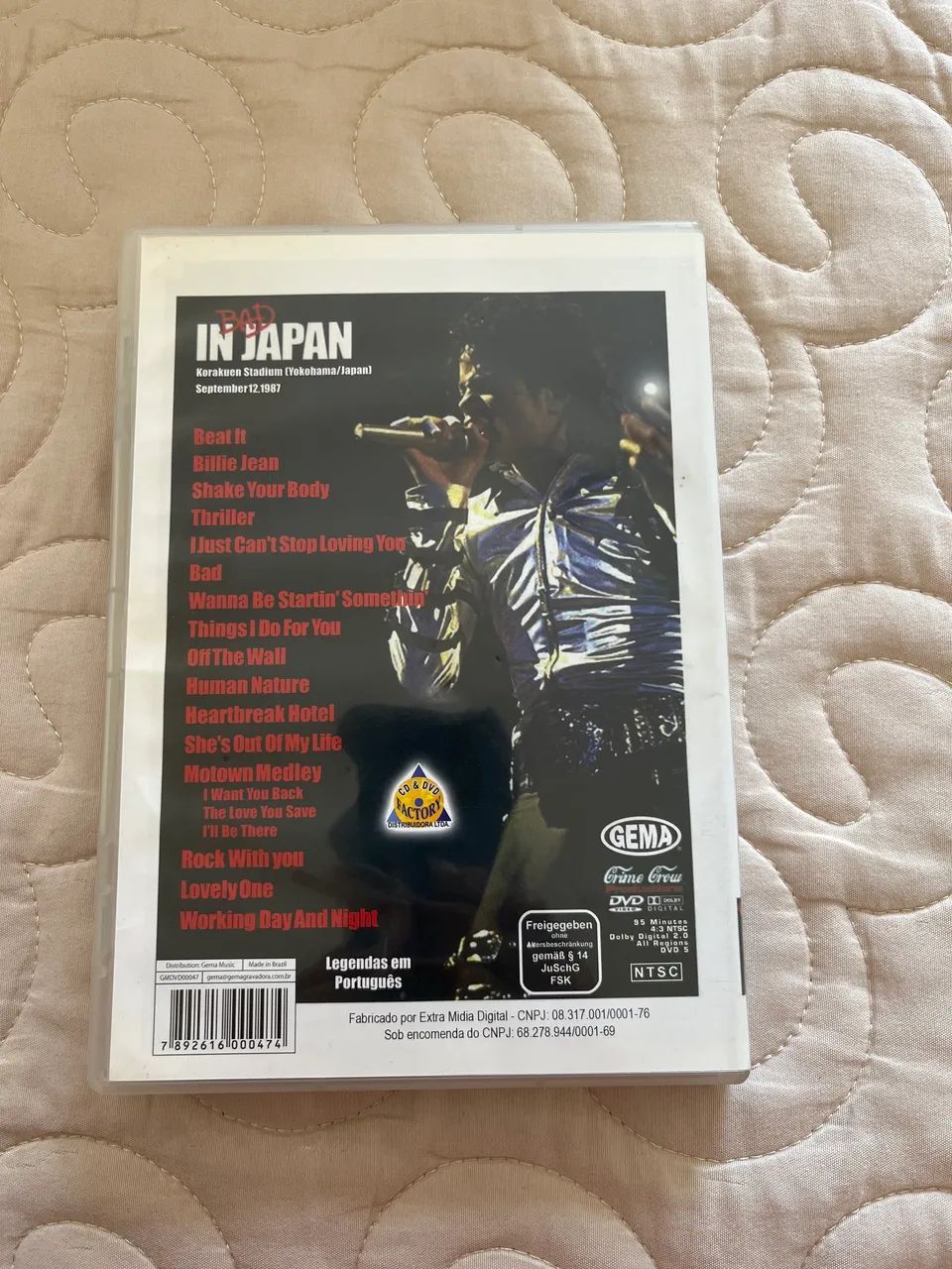 DVD MICHAEL JACKSON IN JAPAN - Foto 2