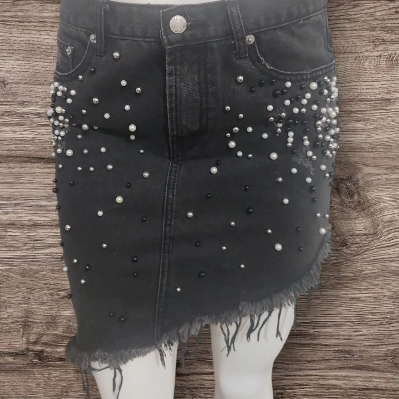 Saia jeans nova com etiqueta 