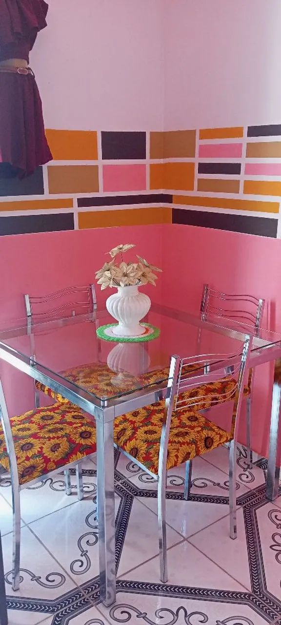 Mesa de jantar inox de vidro. - Foto 4