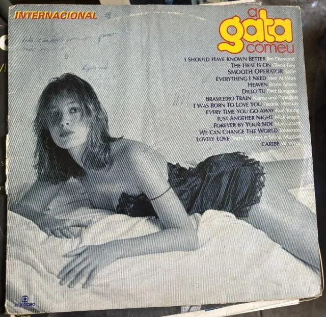 LP trilha sonora Novela A Gata Comeu - Internacional