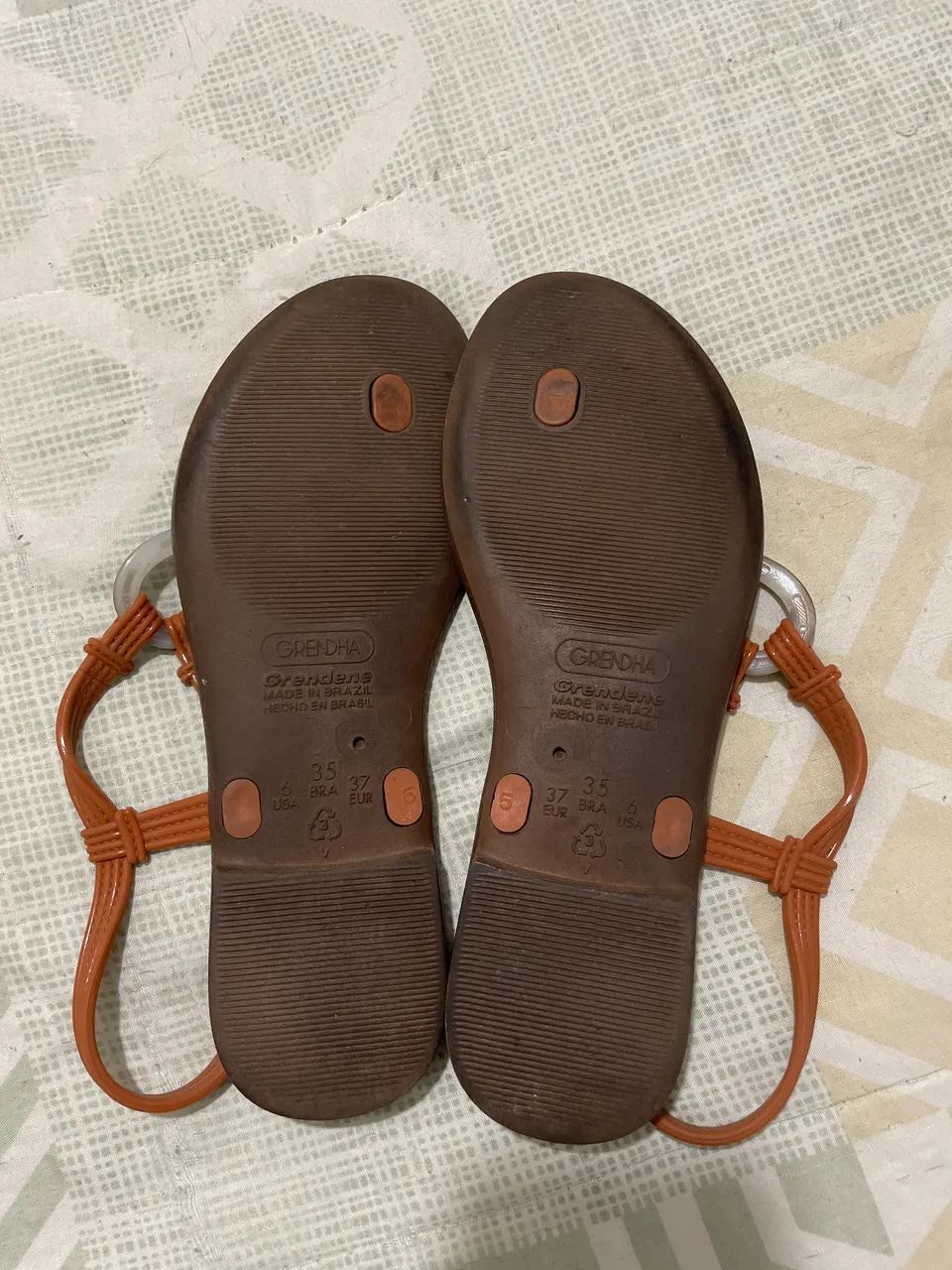 Sandália marrom  - Foto 3