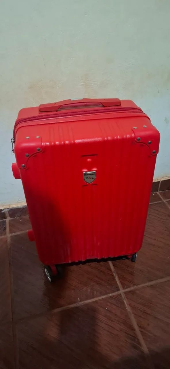 Mala de rodinhas Vermelha - Foto 4