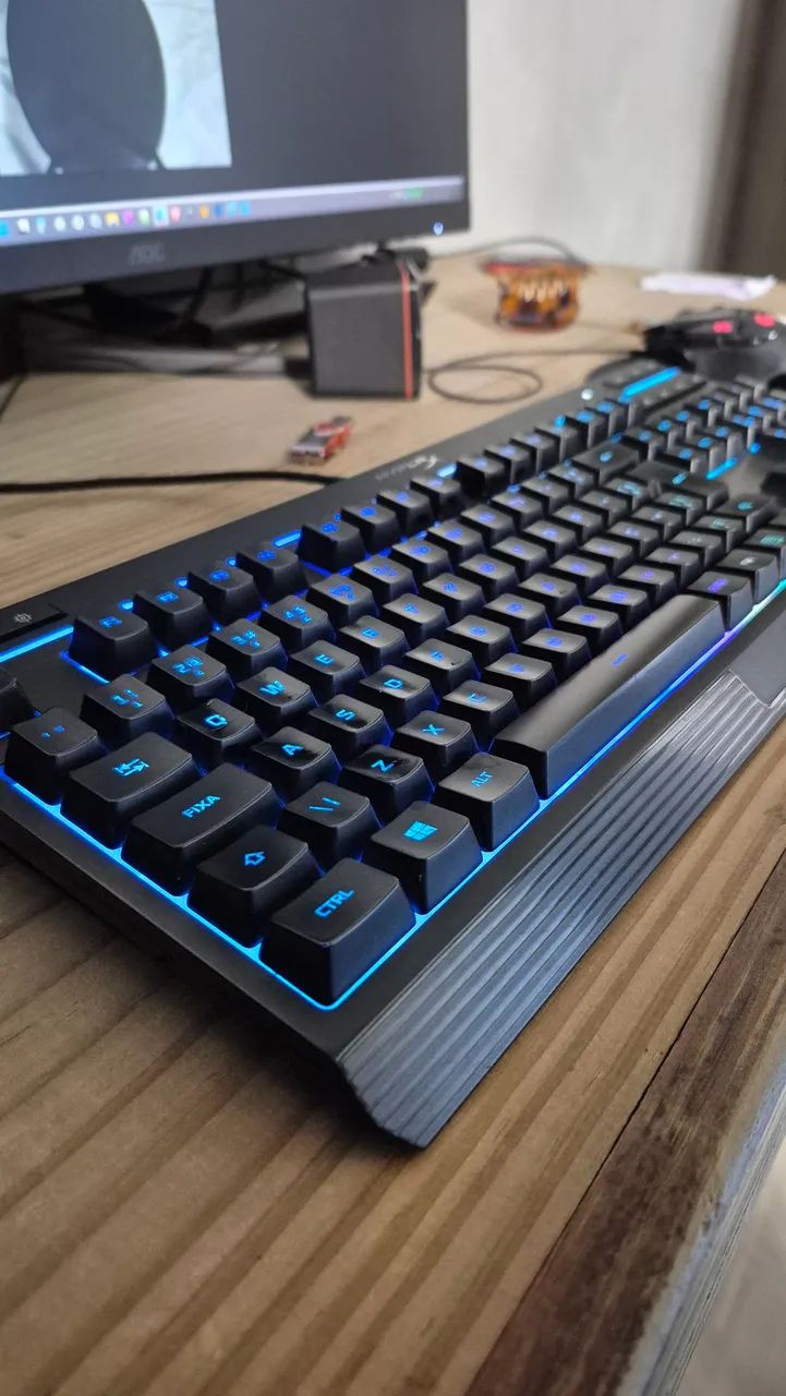 Teclado Gamer HyperX Alloy Core RGB ABNT2 - Perfeito Estado (Venda Rápida) - Foto 4
