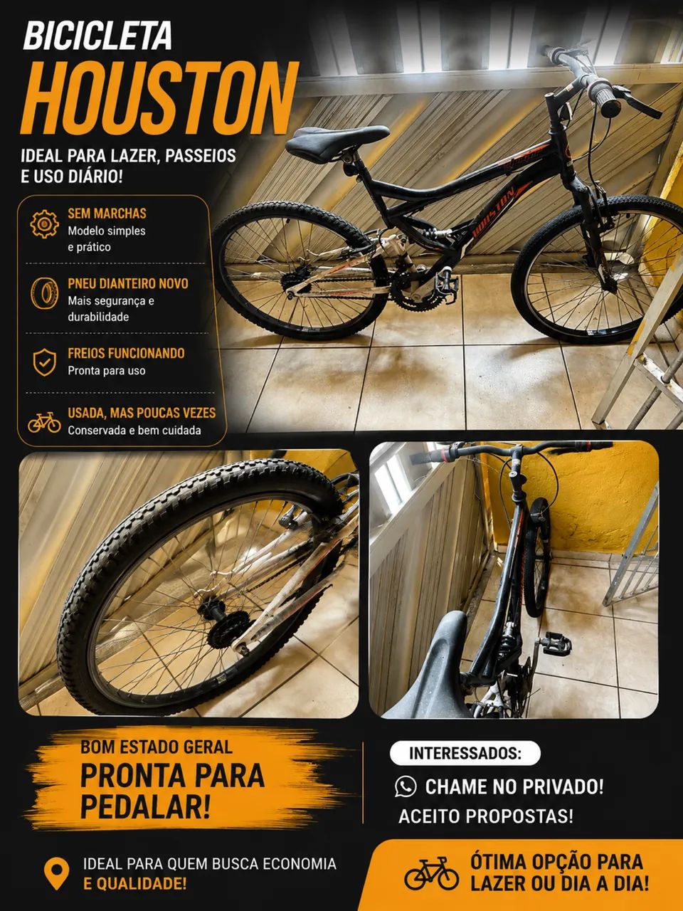 Bicicleta Houston - Aro 26 - Foto 2