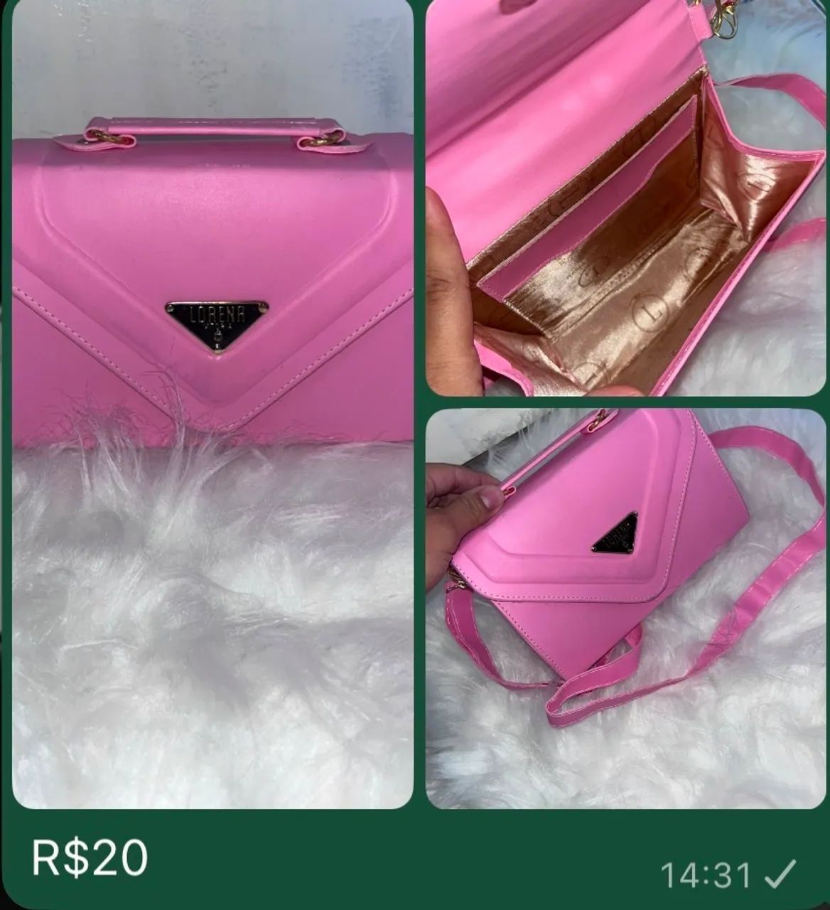 Bolsa rosa  - Foto 4