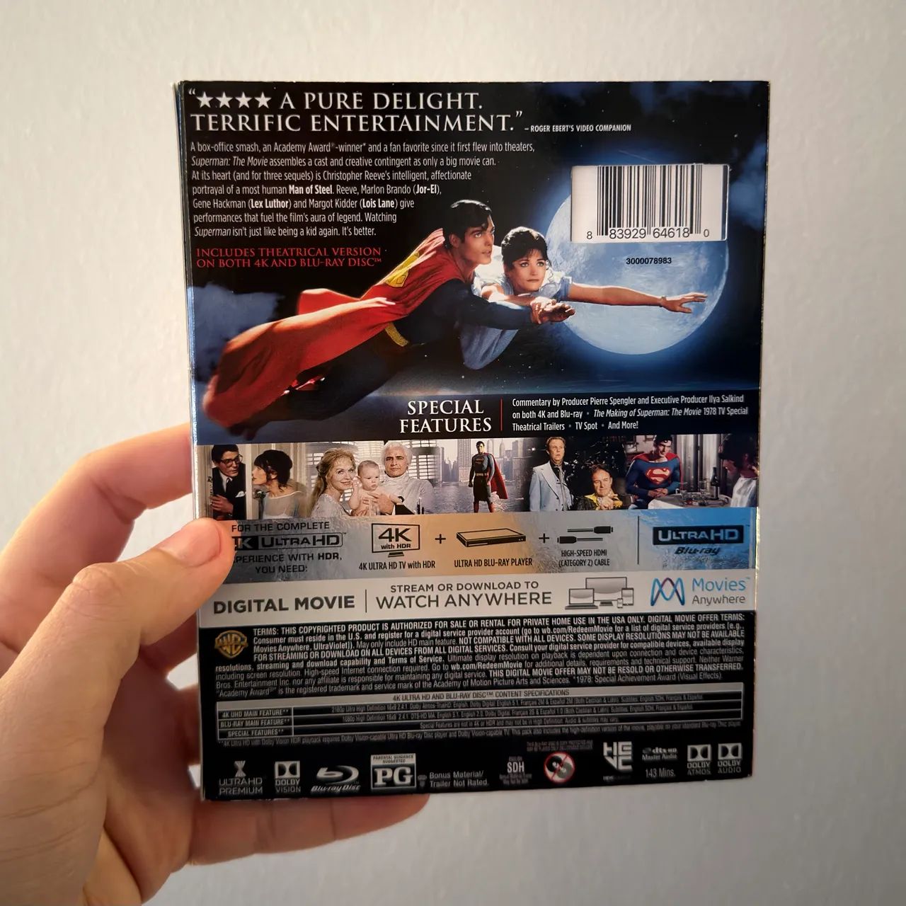 Superman O Filme 4K + Blu-ray Dublado  - Foto 2