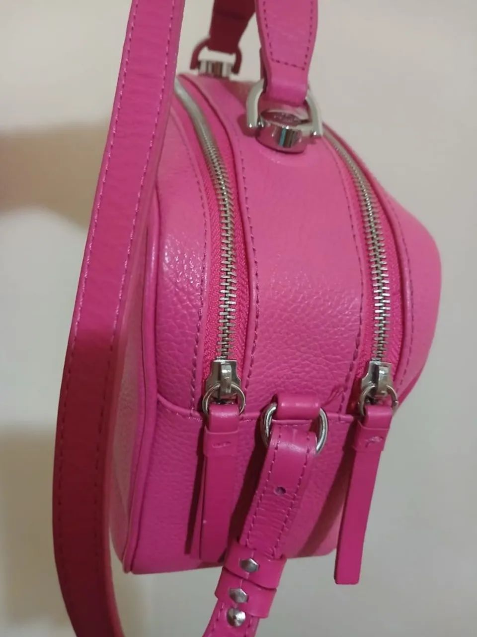 BOLSA ARREZO COURO ESTADO DE NOVA  - Foto 4