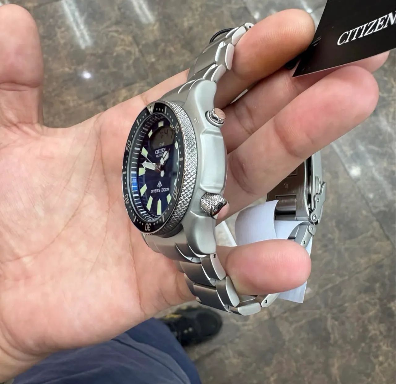Relógio original Citizen Promaster Aqualand JP2000-67L ? novo, sem
