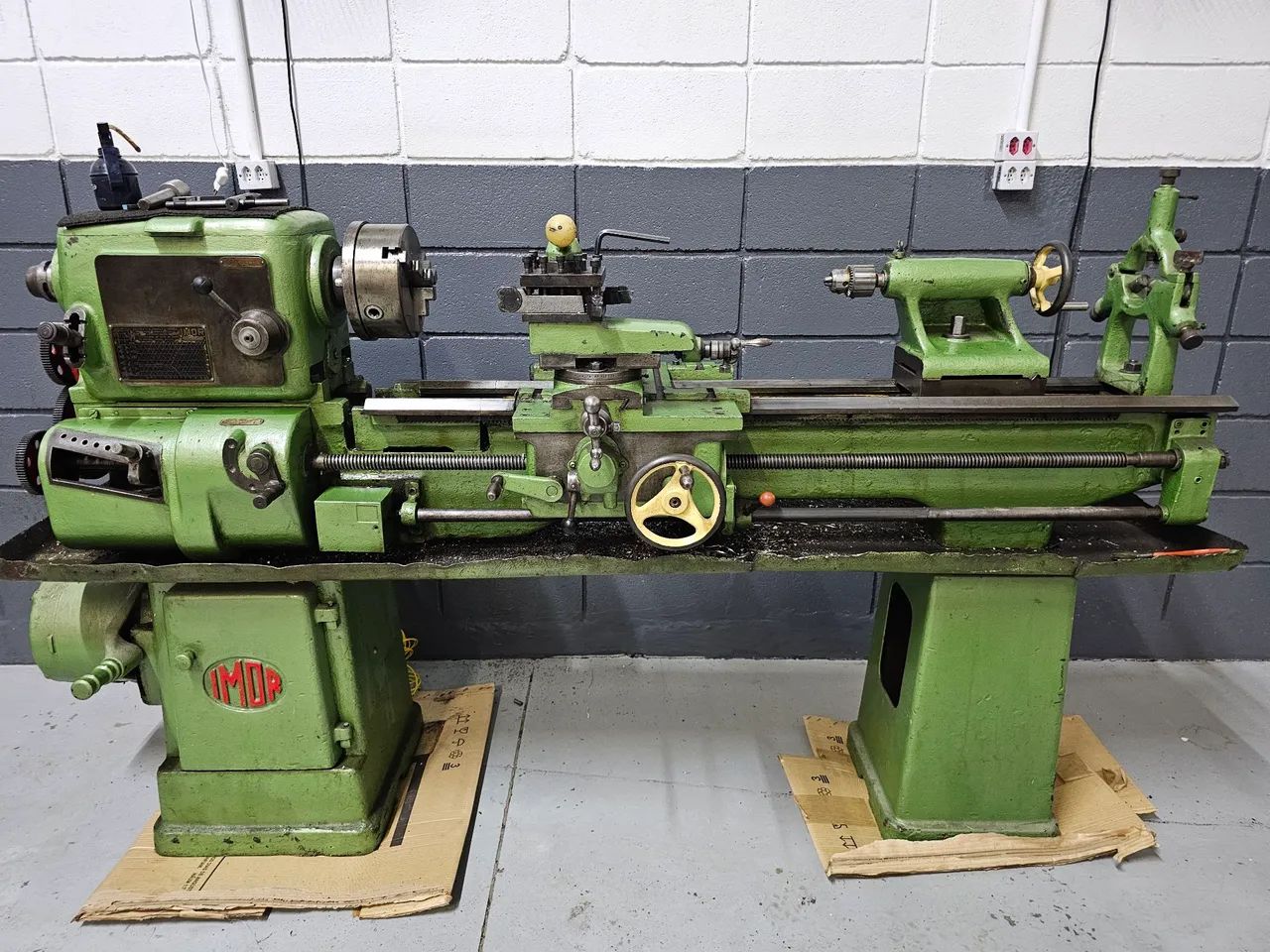 TORNO MECÂNICO IMOR NPTN pronto pra trabalhar 