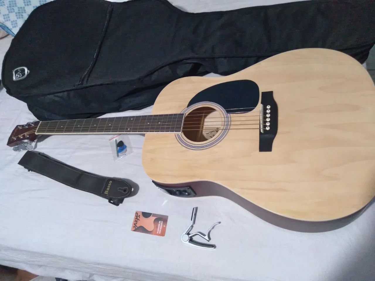 Violão elétrico completo  - Foto 2