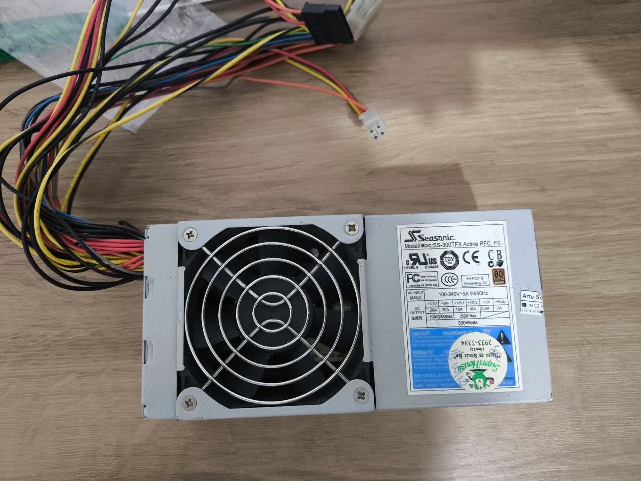 Fonte seasonic 300w 80plus e pfc ativo  - Foto 4