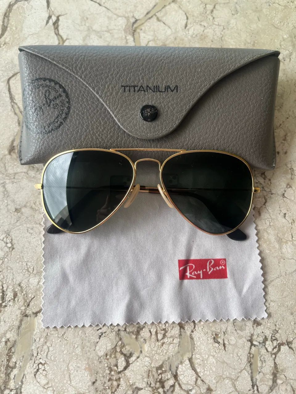 Óculos Rayban aviador usado 
