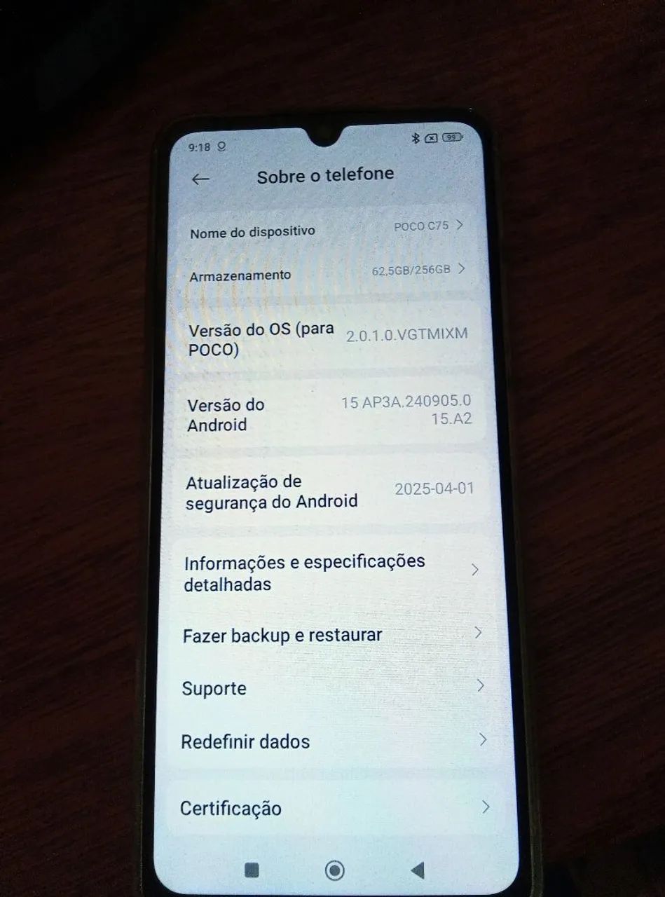 Smartphone,256 memória 8 gigas ram marca paco  - Foto 2