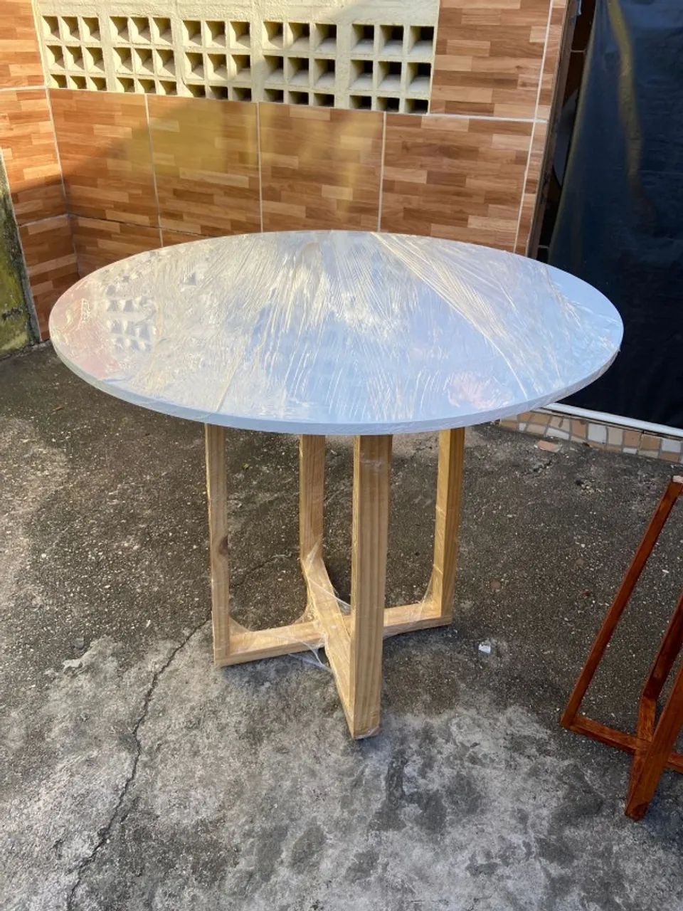 Mesa de Jantar Trançada Redonda - Foto 3