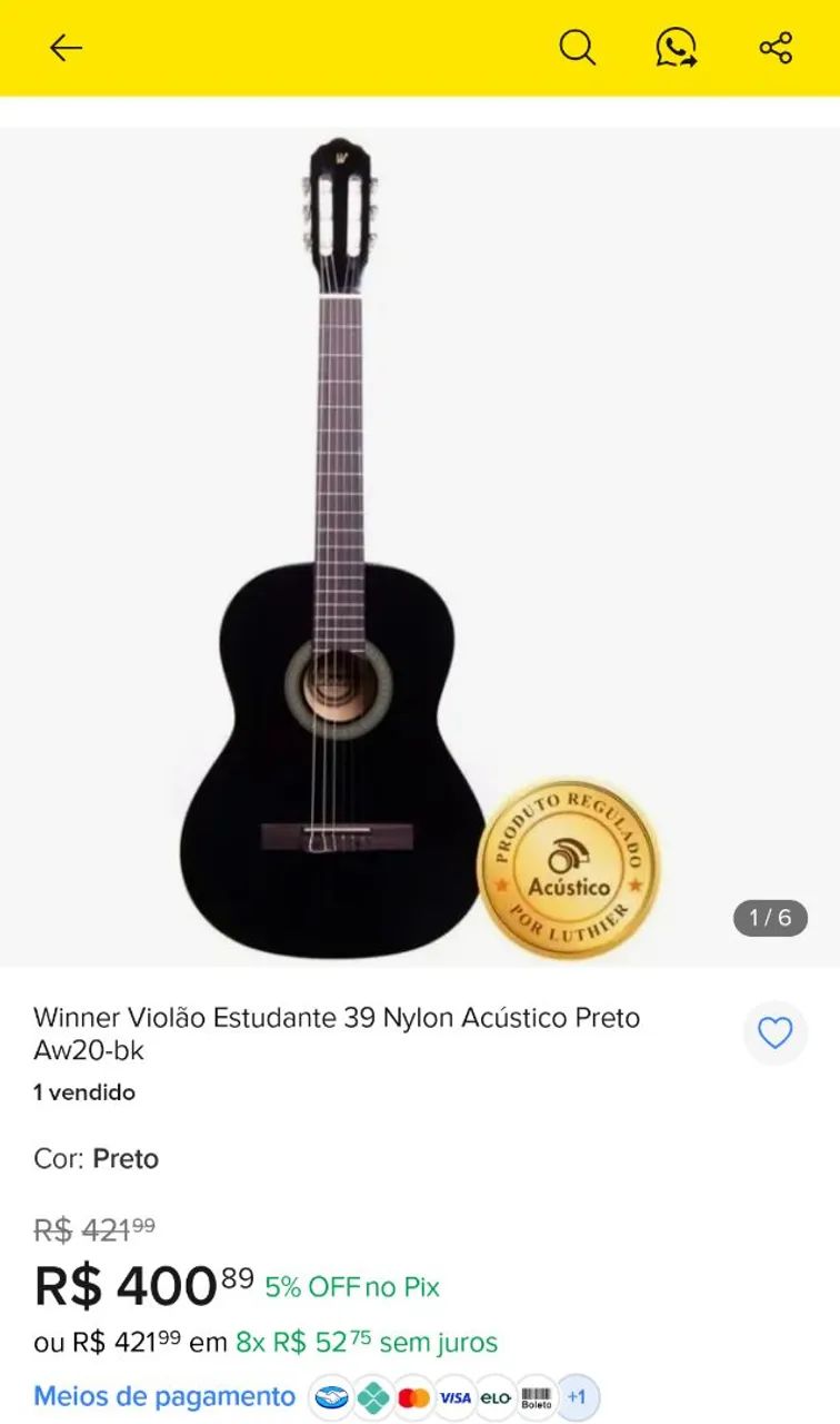 Violão Winner - Foto 2