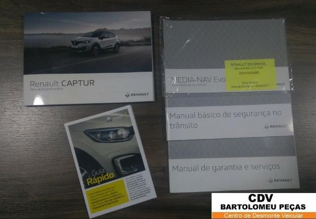 Manual De Instruções Captur Zen 1.6 16v 2017/2018 Original