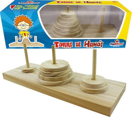 Jogo Torre De Hanói Pedagógico, Educacional, Infantil