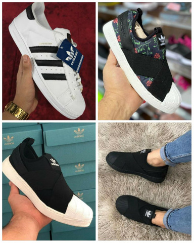 slip on adidas elastico