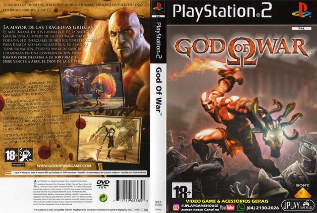 God of War - Jogo PS2 Mídia Física