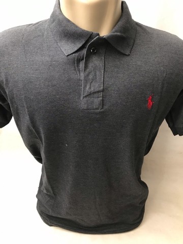 Camisa gola polo masculina lisa  - Foto 3