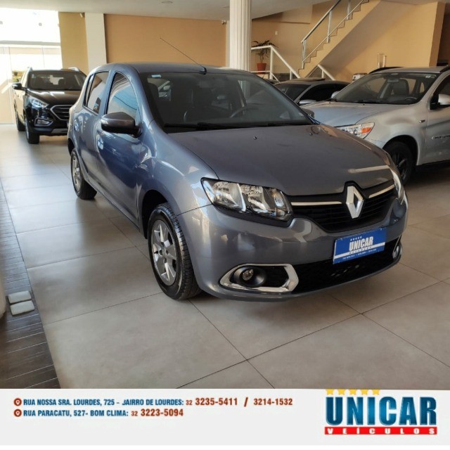 RENAULT SANDERO EXPRESSION 1.0 2018 CINZA COMPLETO