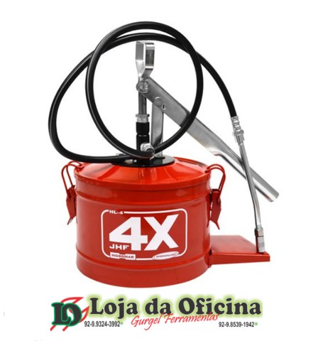 Engraxadeira manual com capacidade de 4 kg - Hydronlubz