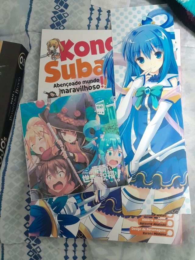 Mangá Konosuba 1 + brindes - Foto 2