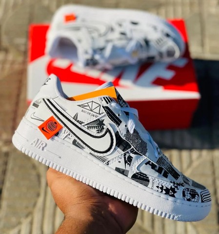 nike air force 1 white bolsa