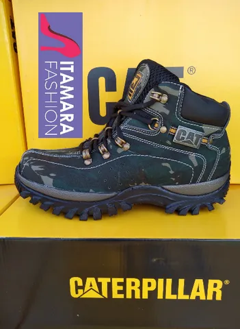 Bota Caterpillar Impermeável Camuflada Numeração 37 a 43, Bota Masculina  Caterpillar Nunca Usado 61356050