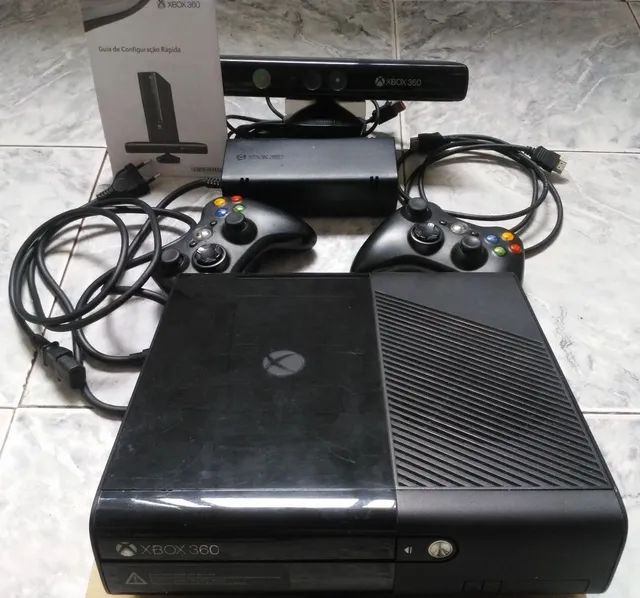 XBOX 360 + Kinect + jogo - Videogames - Piedade, Rio de Janeiro