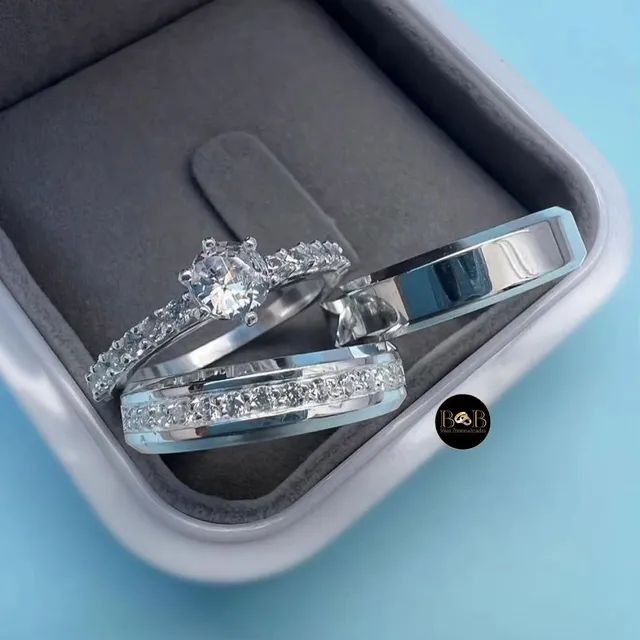 @BEBJOIAS_ ALIANÇAS DE PRATA PERSONALIZADAS ? - Foto 2