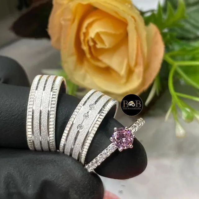 @BEBJOIAS_ ALIANÇAS DE PRATA PERSONALIZADAS ? - Foto 4