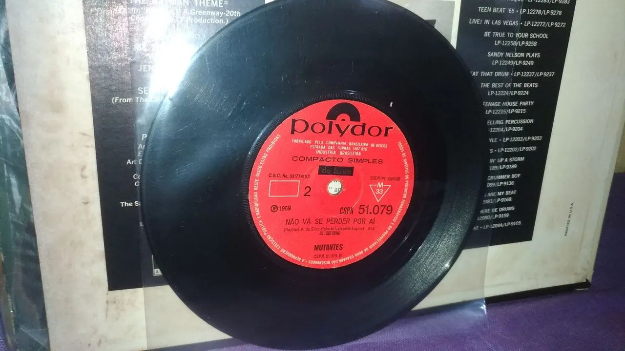 Compacto Disco de Vinil - Mutantes - Ando Meio Desligado - Foto 4