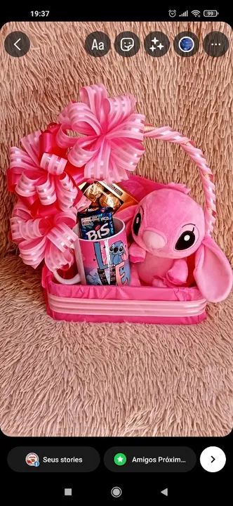 Cestas e Presentes tema Stitch ?