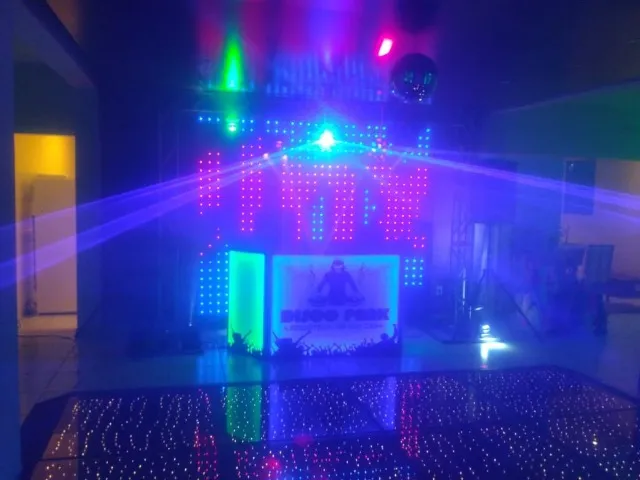 Dj som iluminação pista de led