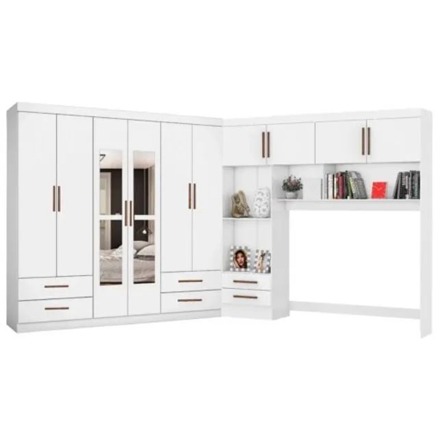 Guarda roupa modulado 4 Portas + Guarda-Roupa 6 Portas Hércules tt
