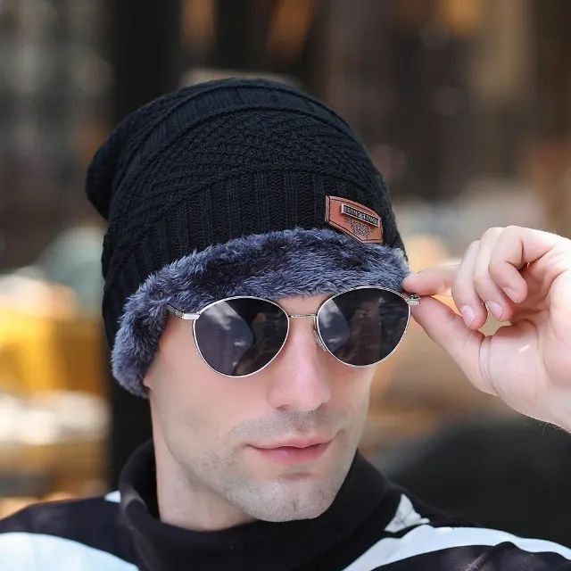 Touca Gorro Aveludada Song Ting Cs3853-1 Azul - Foto 2