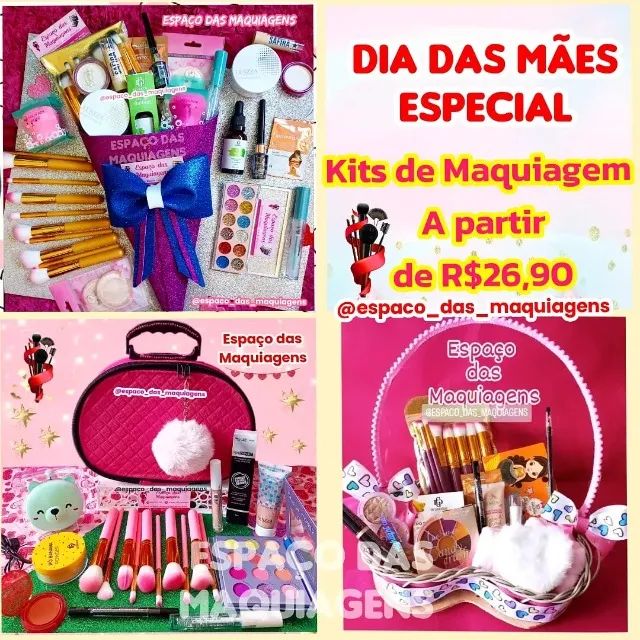 Kits de Maquiagem Dia das Mães A partir de 26,90