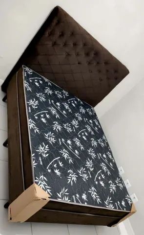 Cama acoplada colchão 10cm 