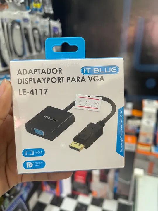 Cabo Adaptador Conversor Displayport para VGA LE-4117