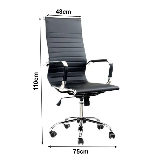 Poltrona de Escritório Esteirinha Charles Eames Conforto Elegante Modelo 32997